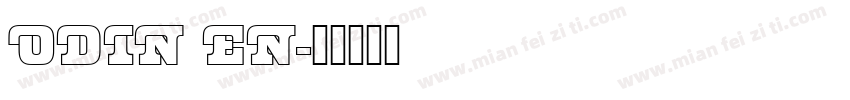 ODIN EN字体转换